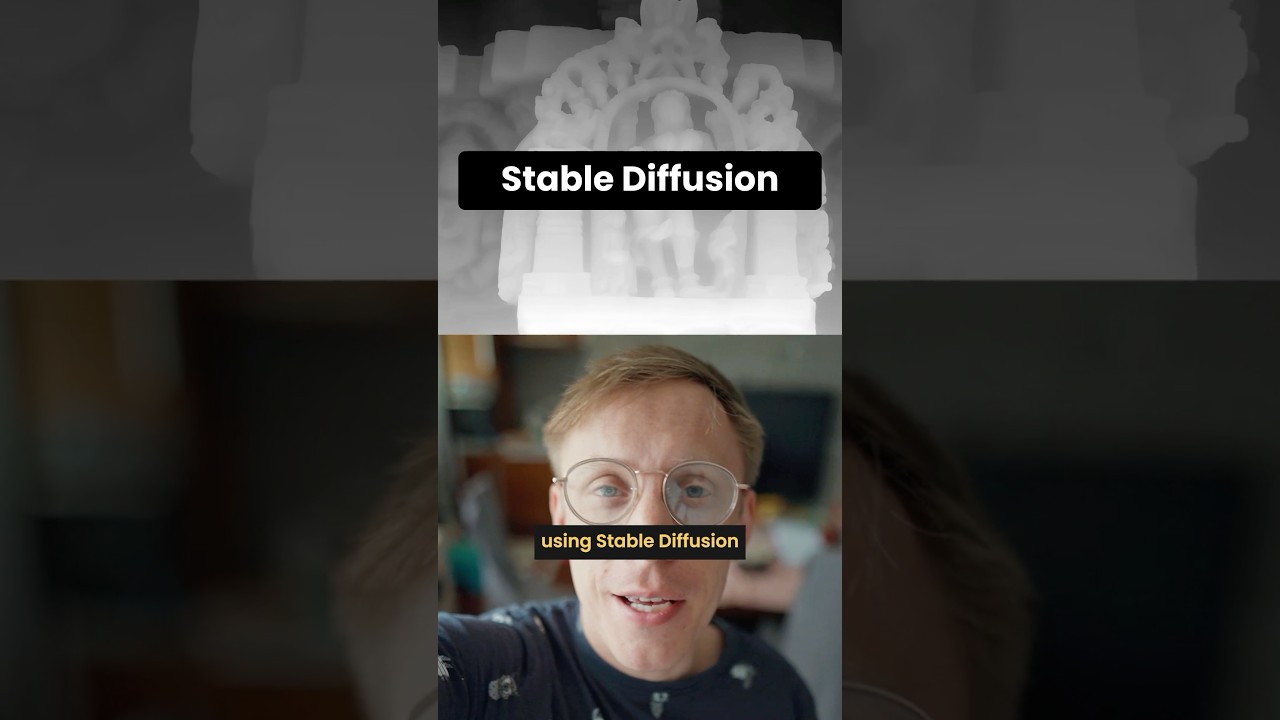 Generate Depthmaps for Free using Stable Diffusion #stablediffusion #b3d