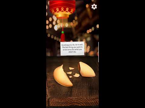 Fortune Cookie Wisdoms Video