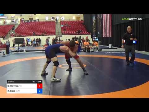 2018 Marine Corps US Open/Masters C Freestyle 88 Semis - Scott Herman (fish) Vs. Kyle Case (Unat).