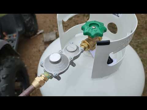 $150 - 100 lb Propane Tank & $17 Regulator