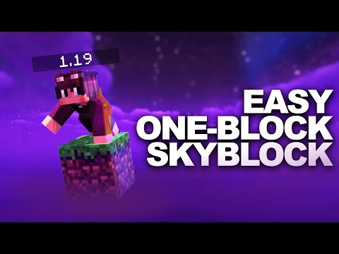 HOW TO INSTALL OneBlock SKY BLOCK Map for Minecraft 1.19 ! Download and Play
