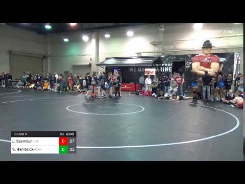 112 Lbs Rr Rnd 4 Jade Seymour Indiana Draw Vs Sadey Hambrick USAW Draw