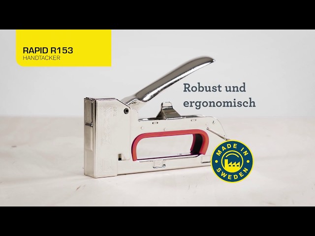 Video teaser per Rapid PRO R153 Handtacker - DE