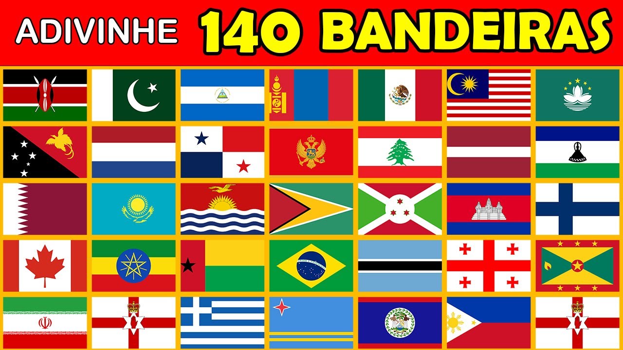 From which country is the flag? | 🔥🏁🔥 DO YOU KNOW THESE 140 FLAGS? DIFFICULT LEVEL 😲