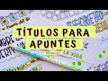 The Best 29 Tipos De Letras Para Titulos Largos