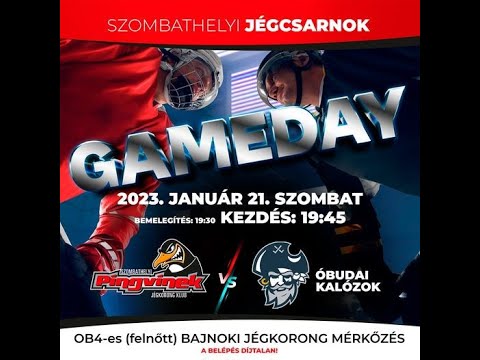 OBIVA 26 Szombathelyi Pingvinek - Óbudai Kalózok GJE (élő közvetítés)