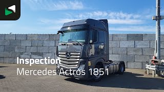 Tracteur routier Mercedes-Benz Actros 1851 4X2 BigSpace 2xTanks Euro 6 à vendre - Image 4 | Autoline ML Tracteur routier Mercedes-Benz Actros 1851 4X2 BigSpace 2xTanks Euro 6 | Image 4 - Autoline