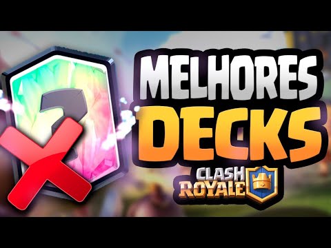 TOP 3 DECKS SEM CARTAS LENDÁRIAS NO CLASH ROYALE!