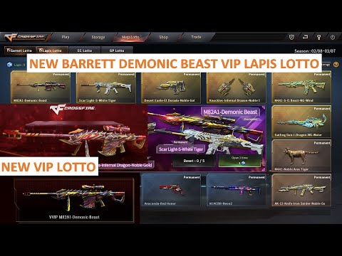 NEW BARRETT DEMONIC BEAST VIP LAPIS LOTTO CROSSFIRE PH
