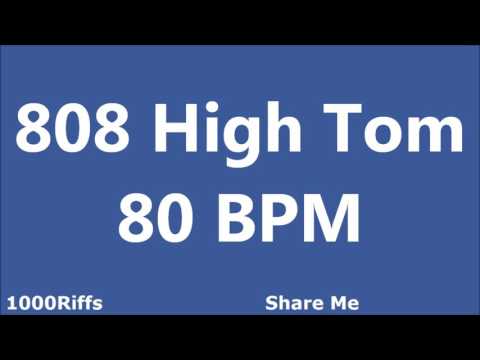 808 High Tom Metronome : 80 BPM : Beats Per Minute