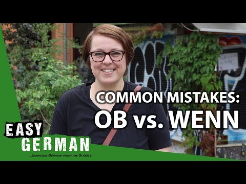Common Mistakes: Ob vs. Wenn | Super Easy German (113)