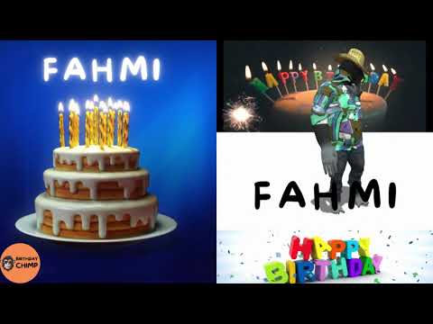 FAHMI Happy Birthday Song and Dance - It's Your Birthday - Happy Birthday to You FAHMI