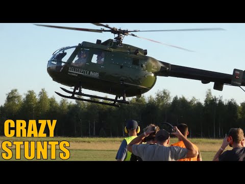 Helicopter Crazy Bolkow Bo 105 Stunts! #helicopter #military #halicopter #military