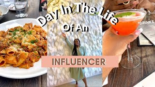 DAY IN THE LIFE OF AN INFLUENCER | FOOD, DRINKS AND CANDLE MAKING!!!