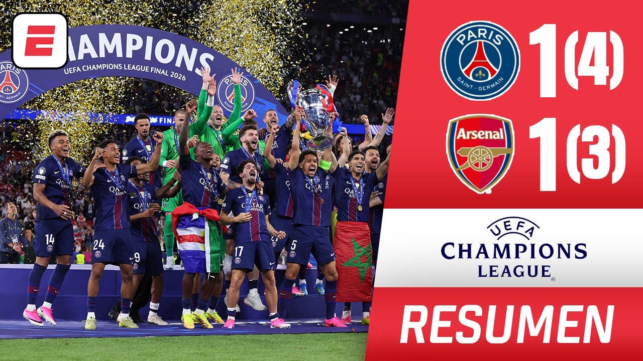 PSG REPITE COMO CAMPEÓN en DRAMÁTICA FINAL que se fue a PENALES ante ARSENAL | Champions League