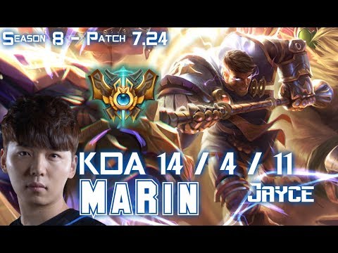 MaRin JAYCE vs GANGPLANK Top - Patch 7.24 KR Ranked