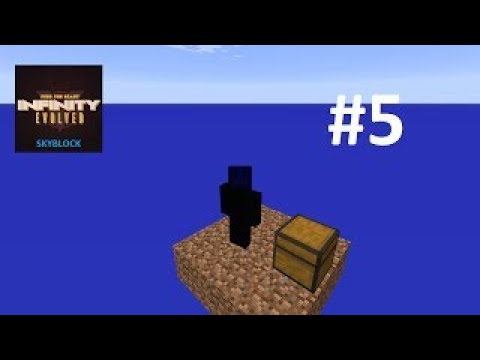 FTB Infinity Evolved Skyblock: #5 Gravel Generator & Tinker tool!