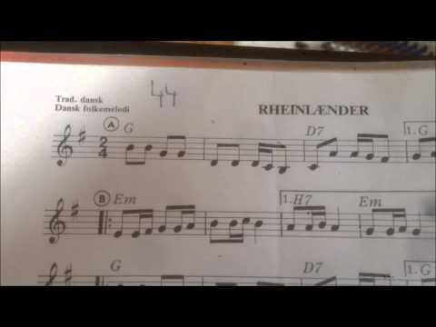 rheinlænder med noder