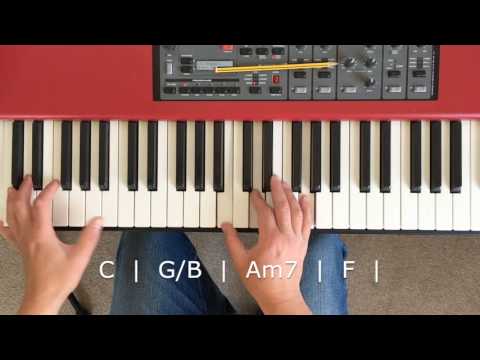 A pop piano improvisation walkthrough with chord progression