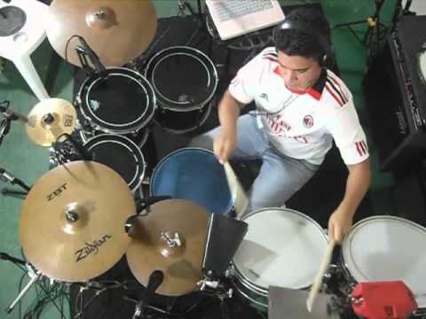 Demiler Narvaez.. Cover Drums.. La Llave Panderos Latin Pop