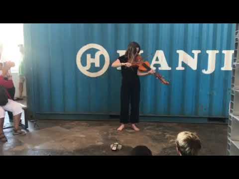 Viola D'amore improvisation and song at Bang on a can 2018  by Mika Persdotter