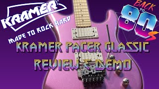 Video thumbnail for Kramer Pacer Classic Review And Demo by jake the fate