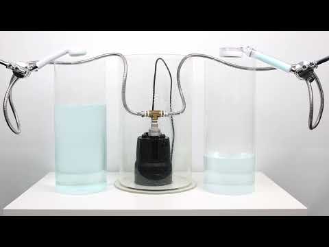 WaterLab Shower head LAB900 Water saving test