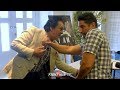 ROBERTO DURAN SHOWS HOW TO BREAK & COUNTER FLOYD MAYWEATHER'S SHELL DEFENSE