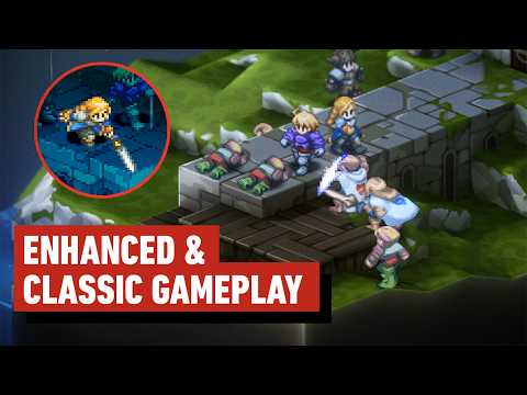 Final Fantasy Tactics: The Ivalice Chronicles - 22 Minutes of Enhanced & Classic Gameplay 4K