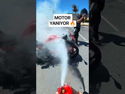 Motosiklet sönmeyince B planına geçtim