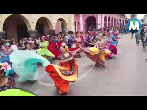 Desfile del Folklore Córdoba 2026, representantes salen a las calles a disfrutar de trajes y música