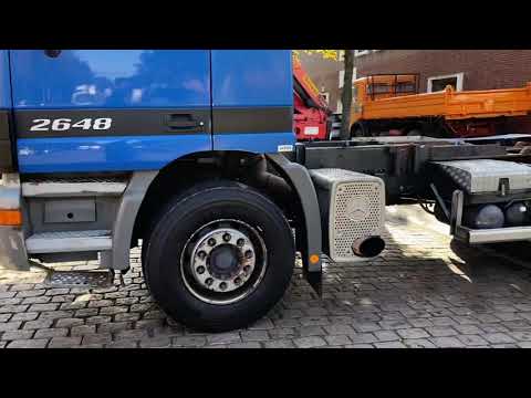 Mercedes Benz Actros 2648 / 6x4 Engine Running