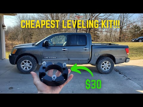 Installing a 2" Leveling Kit on My Nissan Titan *PERFECTLY LEVEL*