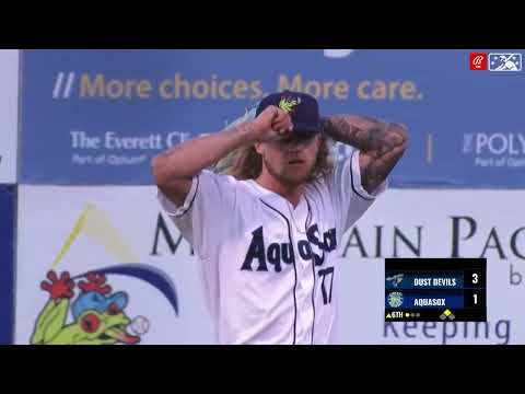 Watch pitcher Reid Morgan strikes out a professional-best 11!