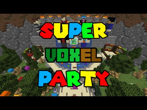 Super Voxel Party  - OFFICIAL TRAILER - Multiplayer Mario Party Minecraft Map