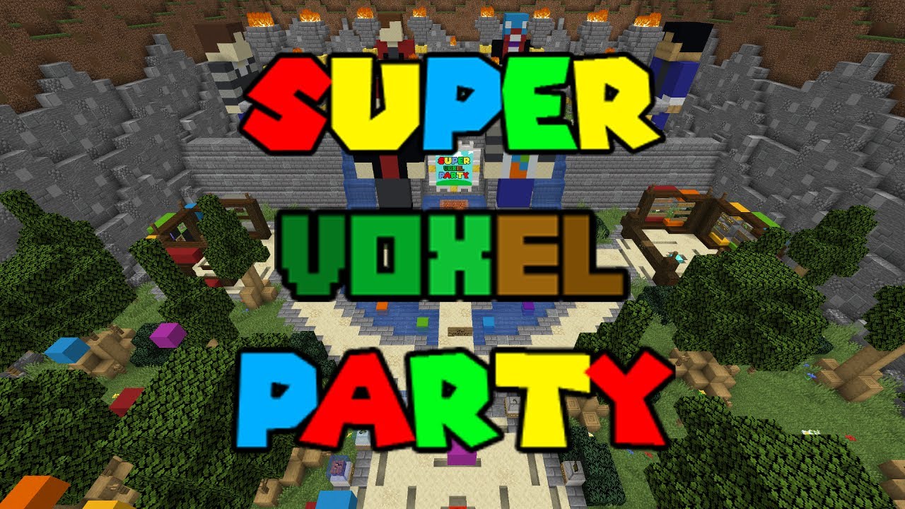mozaïek Wolk Enzovoorts Super Voxel Party! (Multiplayer Mario Party game!) Minecraft Map