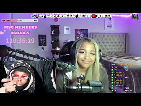 Mya Salina REACTS to Kenzo Balla x FaZe Kaysan - Kan't Lack (Official Music Video)