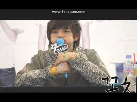 110521 Fansign Fancam - Sandeul