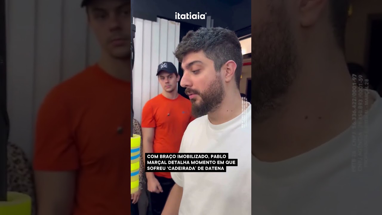 COM BRAÇO IMOBILIZADO, MARÇAL DETALHA MOMENTO DE 'CADEIRADA' DE DATENA: "PEGOU NA MINHA COSTELA"