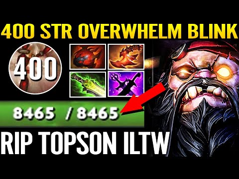 🔥 400 STR +56% Max Magic Build - GOD Pudge EB + Overwheliming Blink K.O TOPSON ILTW Stack Dota 2 Pro