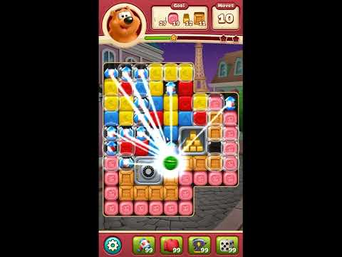 Toon Blast Level 6281 - NO BOOSTERS 🐻🐺🐱 | SKILLGAMING ✔️