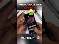 Samsung Galaxy Z Flip Bend Test Will It Fold Or FAIL Shorts Viralvideo