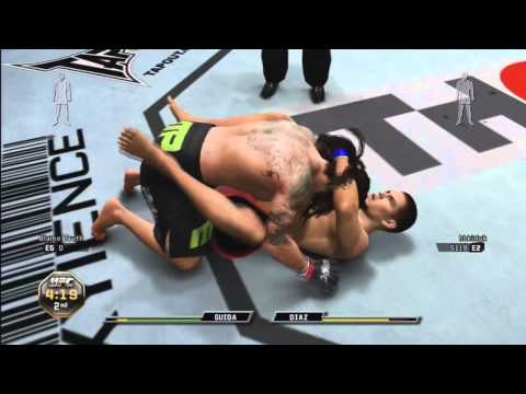 UFC Undisputed 3 – Online Match 1 – Stopping Spammers (Clay Guida / Nate DIaz)