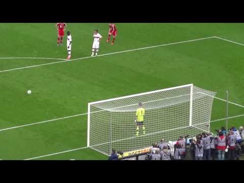 Thomas Müller Elfer (Penalty) zum 1-0 vs Stuttgart in DFB Pokalfinale am 1.6.2013 in Berlin LIVE