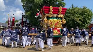 住吉神社（大久保町）西講中　布団太鼓