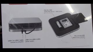 M1 mac mini dock hub NVME / SSD and more! only 80 usd!