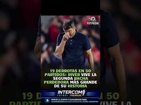 RIVER🔴 VOLVIÓ A PERDER Y SIGUE MAL #futbolargentino #shorts #viral #river #riverplate #lpf #parati