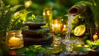 12Hours Pure Water Sounds & Healing Music 🎋 Deep Relaxation & Mind Clarity