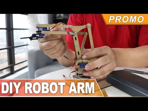 HOW TO Make DIY Robot Arm DIY Kit for Arduino