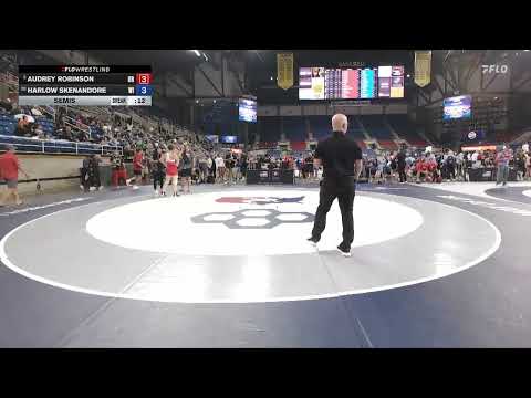 USMC Junior & 16U Nationals | 140 lbs Women’s Freestyle Semis | Audrey Robinson vs Harlow Skenandore